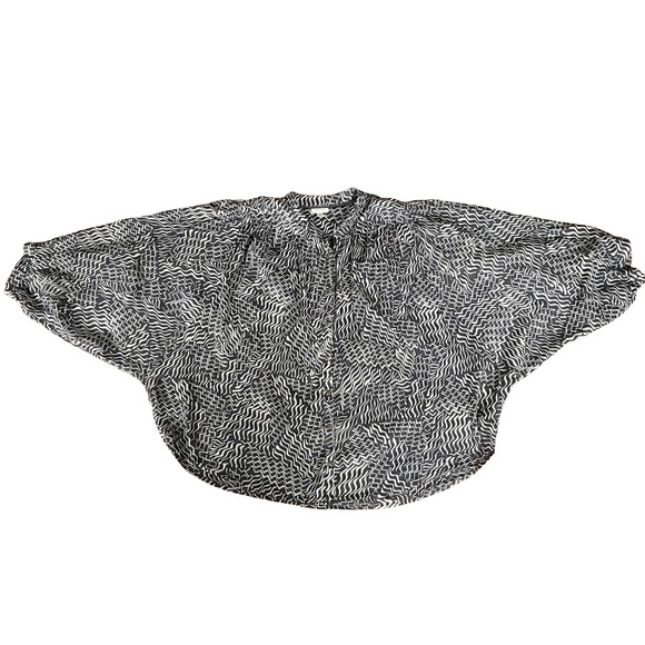 Pilcro Sydney Patterned Dolman Sleeve Blouse from Anthropologie - Picture 4 of 11